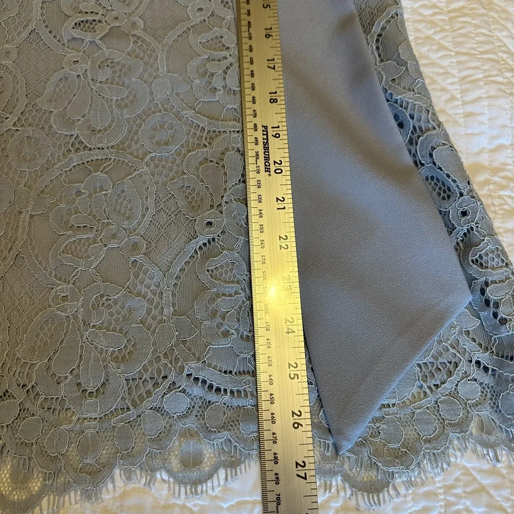 Dainty Jewells Lace Top in Soft Light Blue - Picture 9 of 12